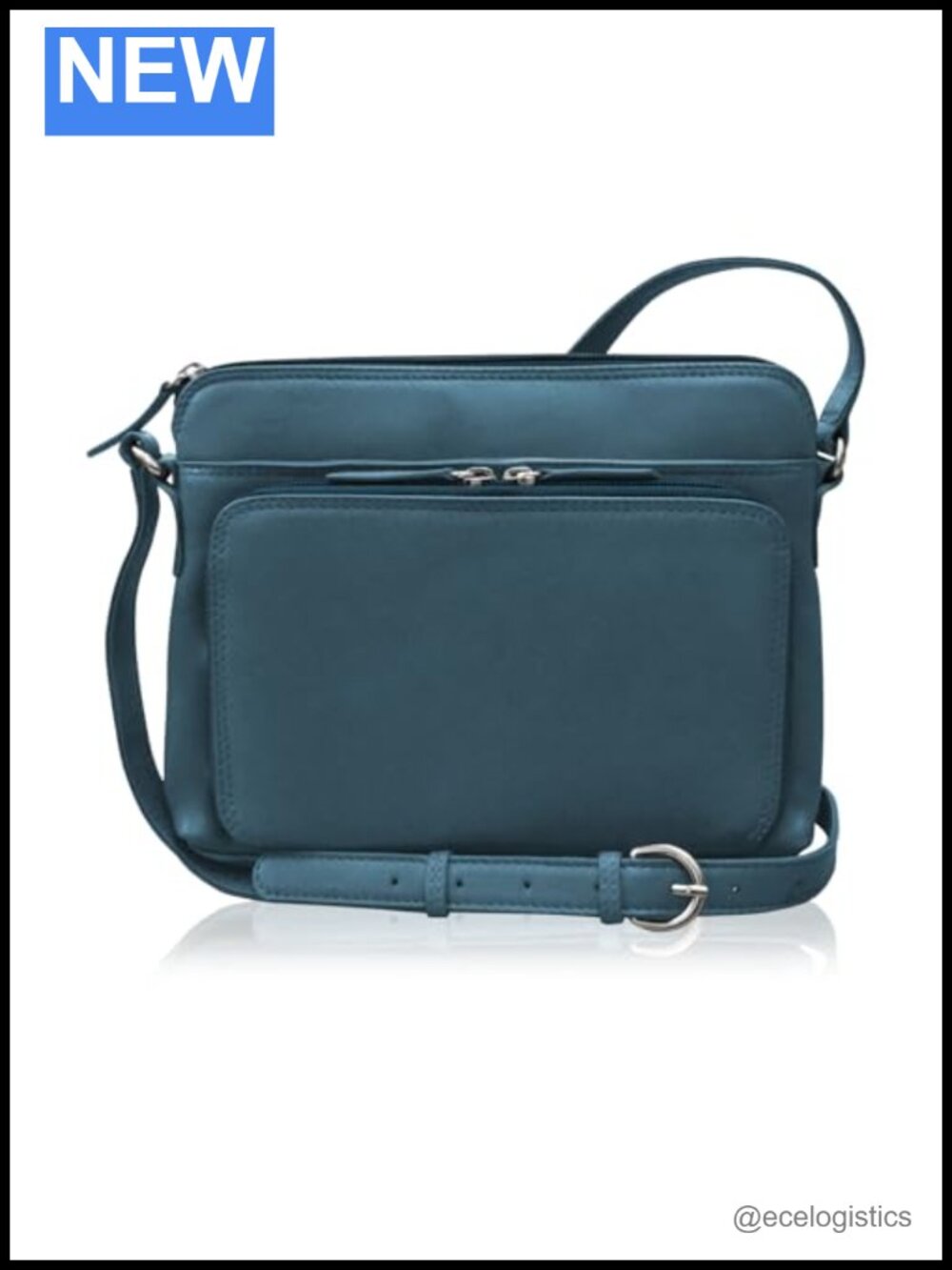 Genuine Leather Crossbody Bag for Women RFID Blocking Shoulder Bag Organizer